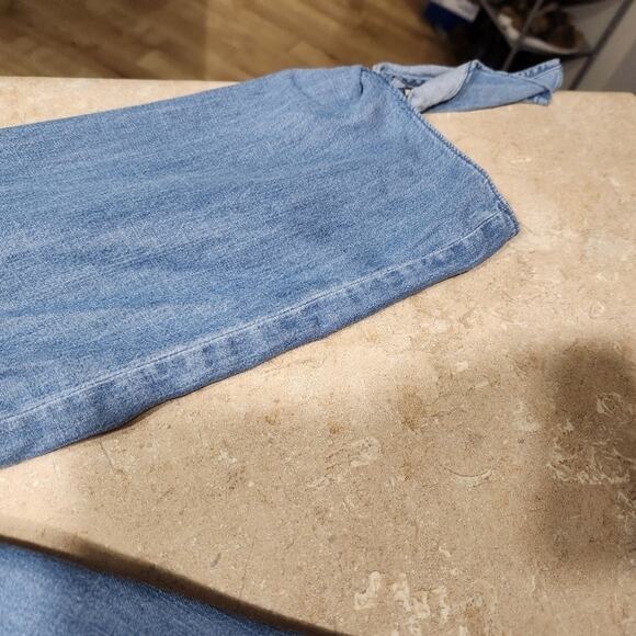 𝅺Michael, Michael Kors, Blue Denim Blouse - Sx - Picture 5 of 9